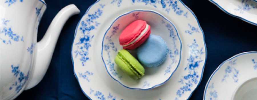 Floral Blue and White porcelain tableware