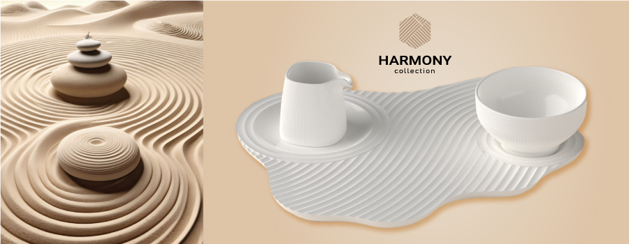 PATRA Harmony Bone China White Ware plating presentation
