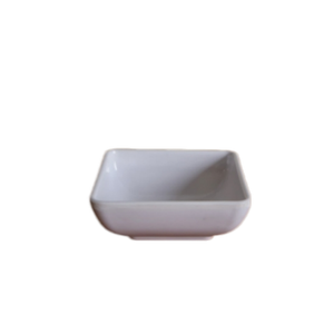 Thickened White Melamine Square Durable Modern Minimalism Tableware