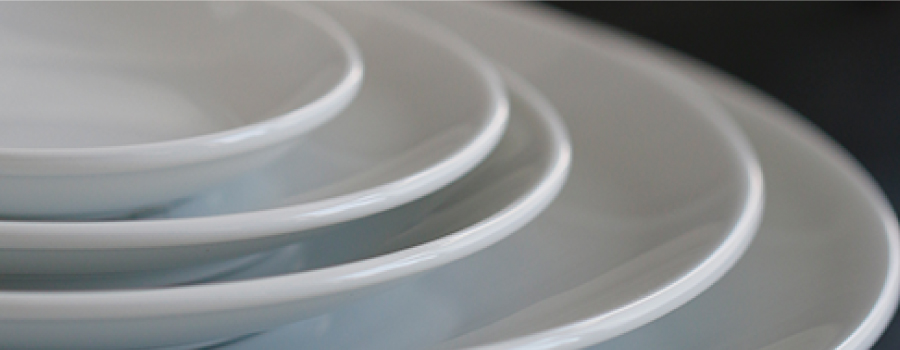 Hotel and Restaurant porcelain white ware collection