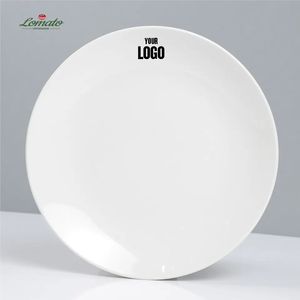 China Custom Cheap Bulk Ceramic White Dinner Plate Porcelain Restaurant Plates