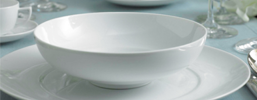 Duo porcelain white ware collection