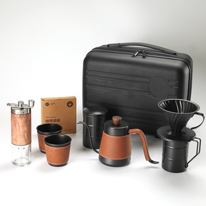 5/8 Piece Drip Coffee Kit Pour Over Coffee Tools Outdoor Set