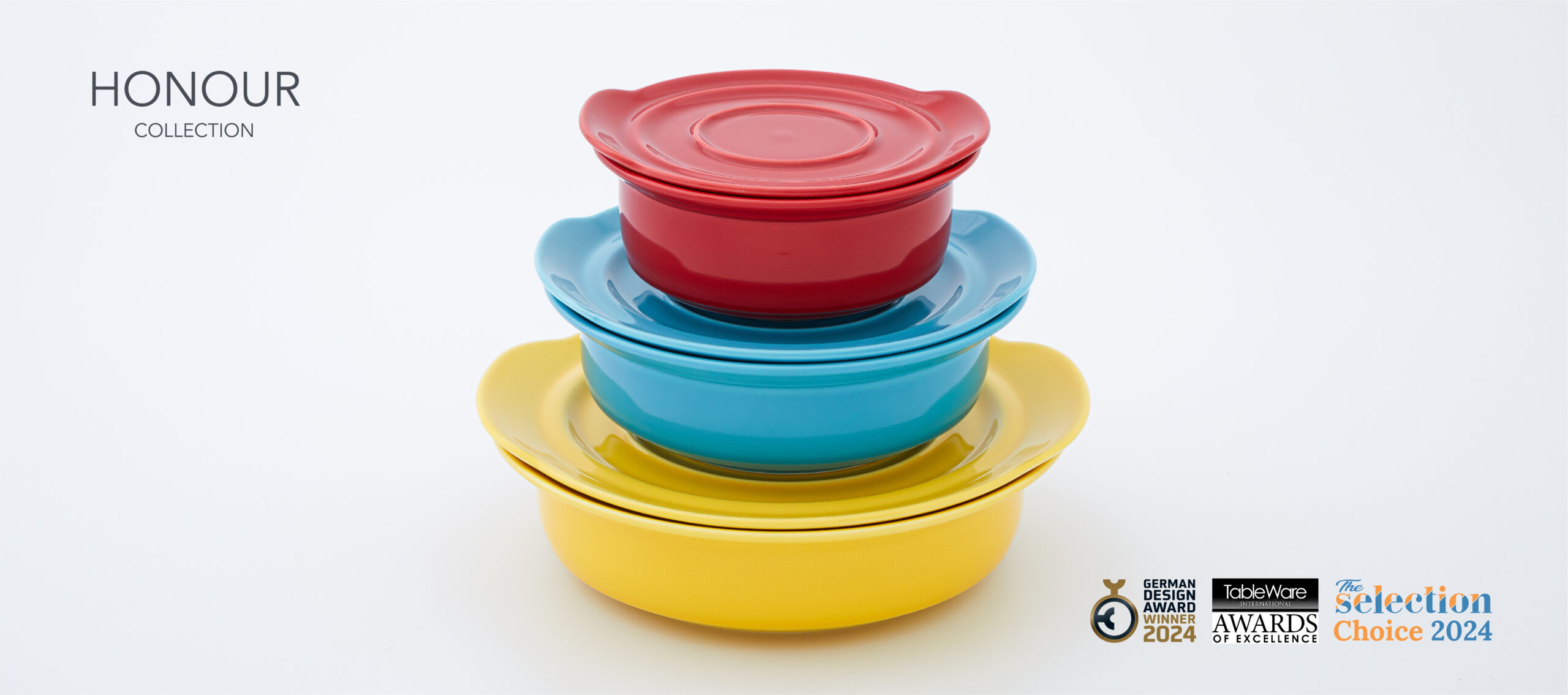 Honour porcelain collection plates for banquet service