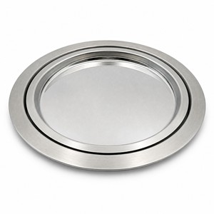 Custom Stainless Steel Round Serving Platter