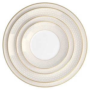 Trending Hotel Banquet Ceramic Tableware Bone China Set