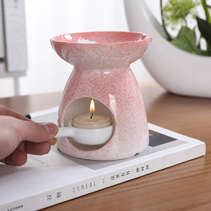 Customized Painted Ceramic Incense burner Hollow Porcelain Warmer