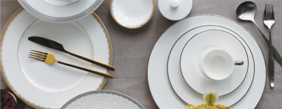Hospitality grade Bone China Plate series