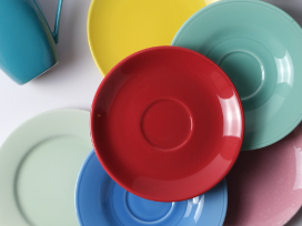 Custom colored glaze porcelain mix