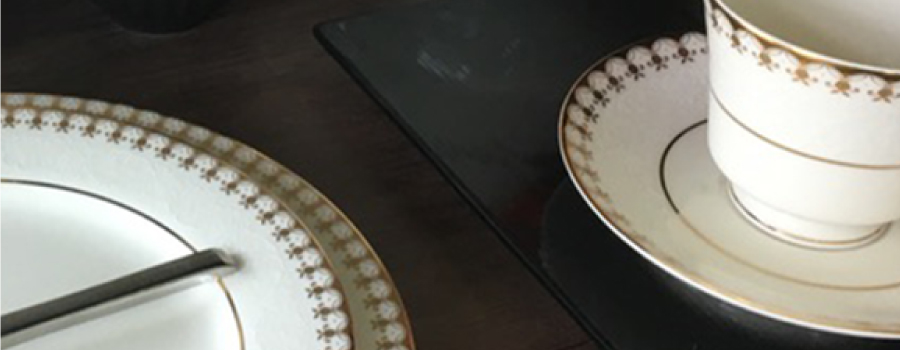 Chloe decorative porcelain plates