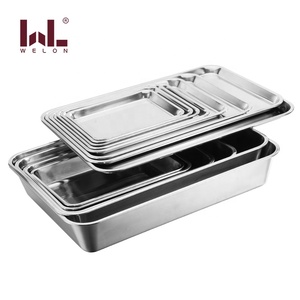 Stainless Steel 201 Dessert Tray Bakery Serving Dish