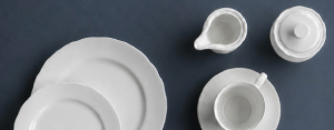 Riva porcelain white ware collection