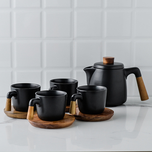 Eco-friendly Ceramic Coffee and Tea Set Porcelain Coffee Set