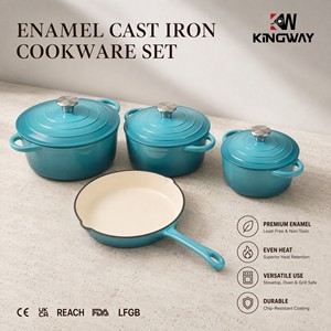 Minimalist Design Home Kitchen Cast Iron Cookware Set
