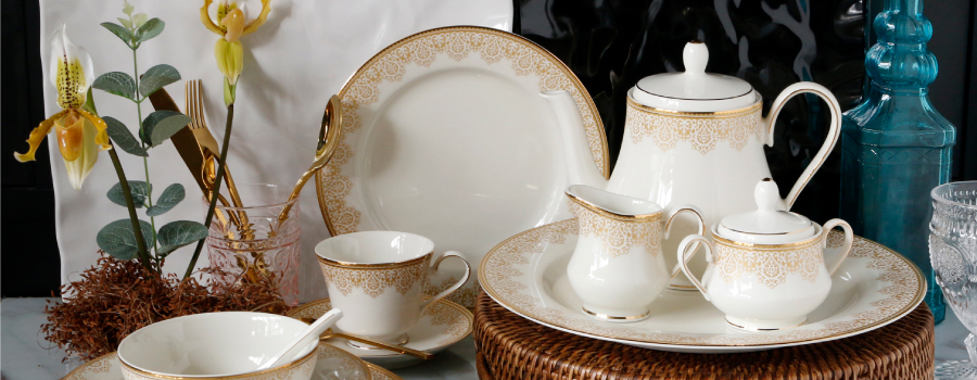 Vida decorative porcelain tableware