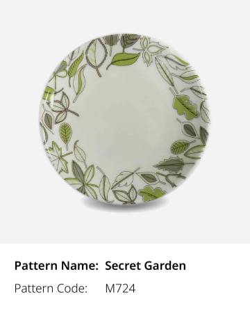 Secret Garden Fine Porcelain Pattern